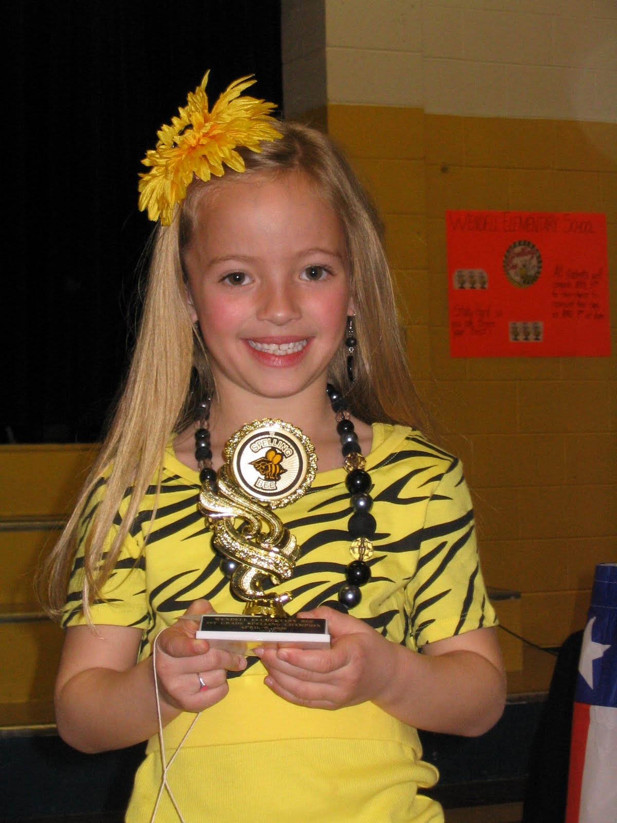 The Wheatley Roundup: 1st Grade Spelling Bee Champ