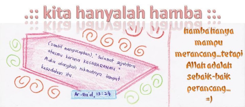 kita hanyalah hamba