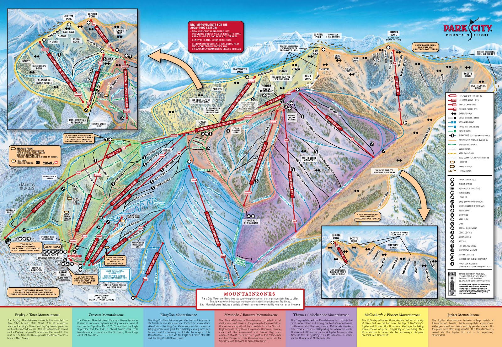 Ski Resort Reviews Trail Maps - Parkcitytrailmap