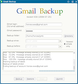 Gmail Backup software