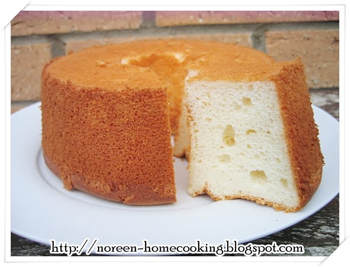 my home cooking blog Yogurt chiffon cake