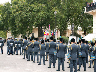 sir keith park statue raf band and guard of honour