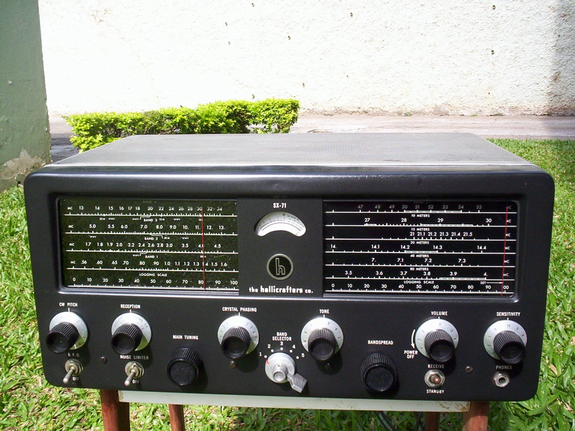 RÁDIOS BOATANCHORS NO BRASIL Hallicrafters SX71