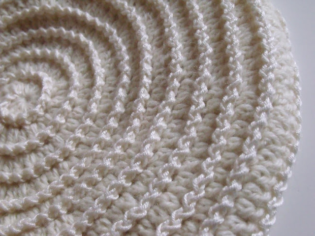 crochet hats berets spirals