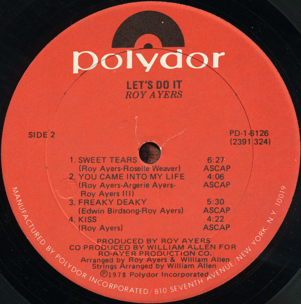 I Got Your Back! Roy Ayers Let's Do It 1978