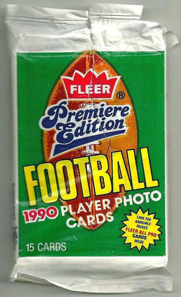 A Pack To Be Named Later 1990 Fleer Football A Pack To Be Named Later 1990 Fleer Football