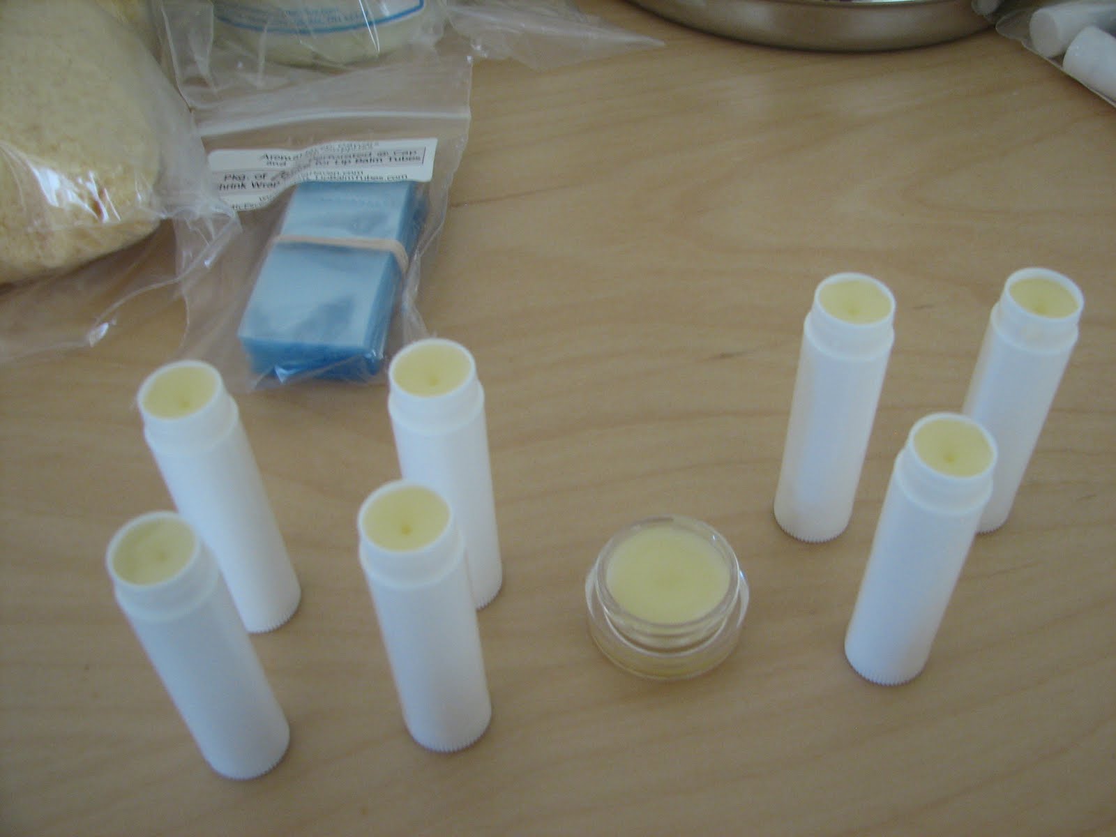 Tranquil Elements My first batch of lip balm