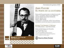 estreno. Abel Fleury, el poeta de la guitarra