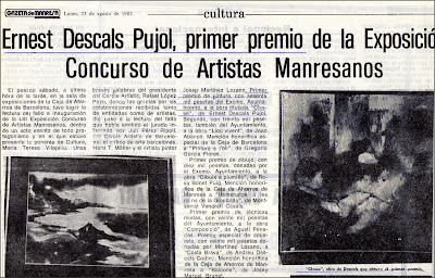 ARTISTES MANRESANS-PRENSA-ERNEST DESCALS-PRIMER PREMIO-PINTURA