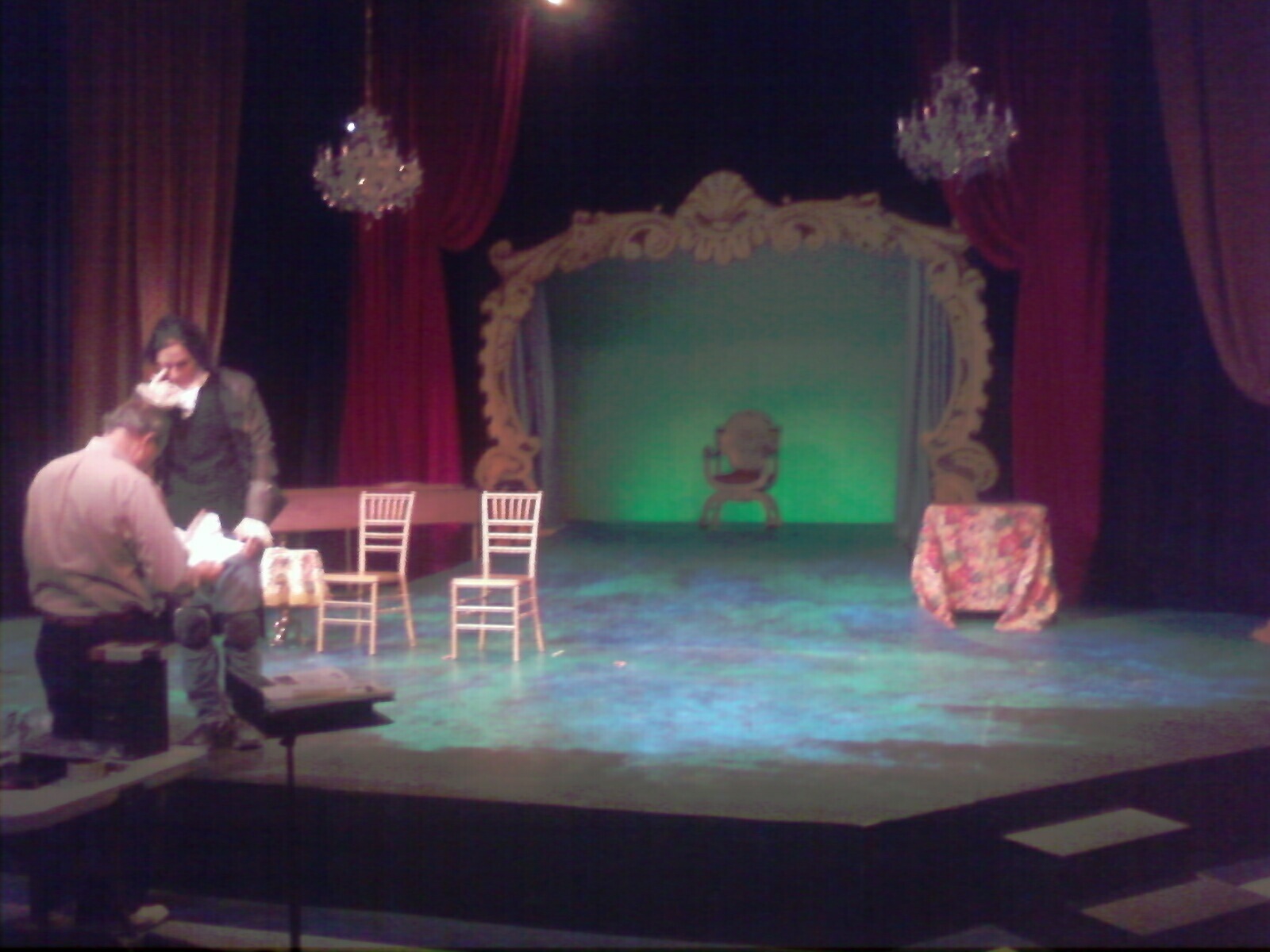 interior spaceLIFT iS Theater Props Amadeus Table Props for Food