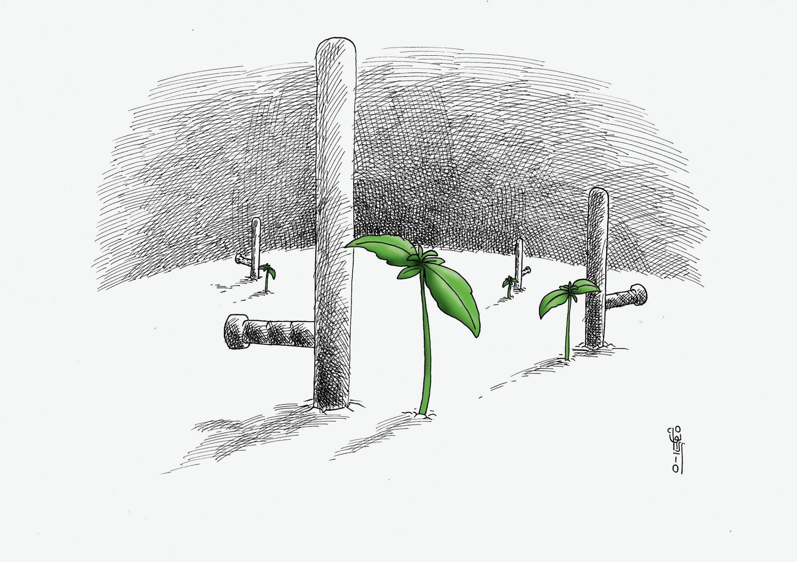 Iranian Green International Cartoon Exhibition: Kianoush Ramezani - Iran 