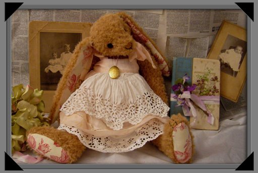 Bellissima coniglietta ooak che mi ha fatto Romy ( MARIN ORSI A VENEZIA  )