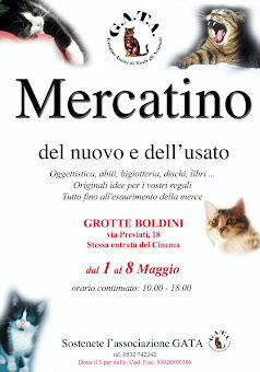 FERRARA, 1-8 MAGGIO: BELLISSIMO MERCATINO DELL'ASSOCIAZIONE G.A.T.A.