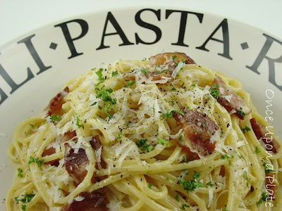Once Upon a Plate: Spaghetti Carbonara ~ Updated Version
