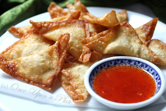 Once Upon a Plate The Recipes: Cheater's Crab or Smoked Salmon Rangoon