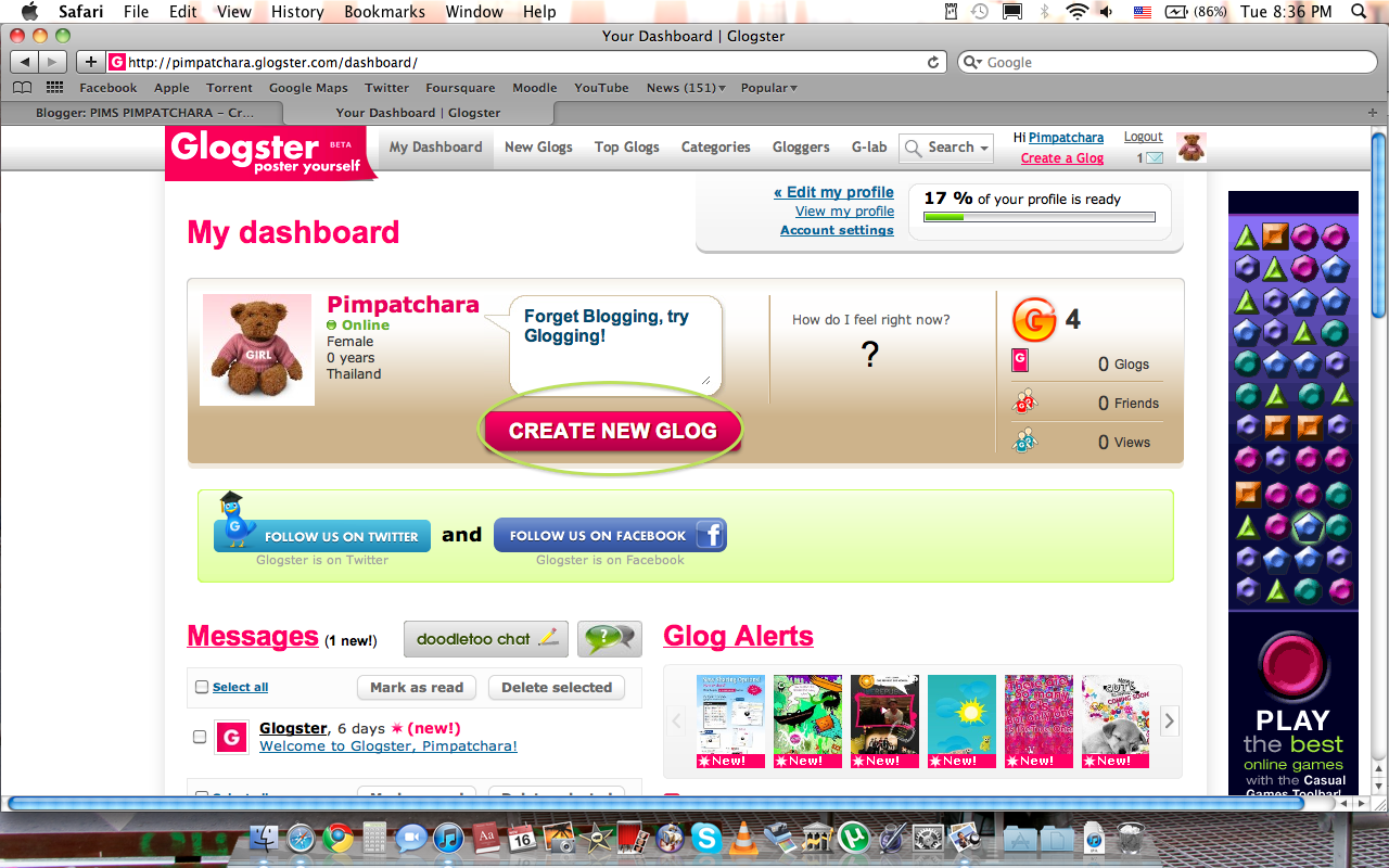 GLOGSTER HELPER How to Create New GLOG