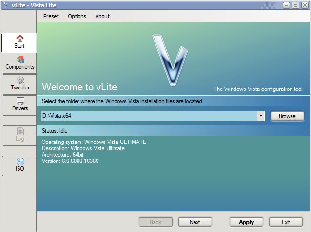 vLite : créez un DVD de Windows Vista personnalisé