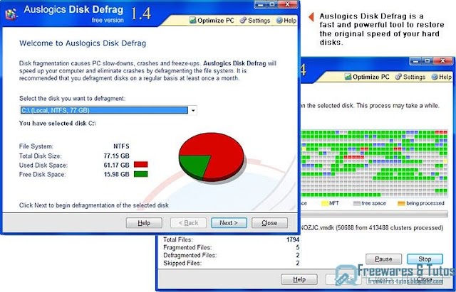 AusLogics DiskDefrag : défragmentez vos disques durs