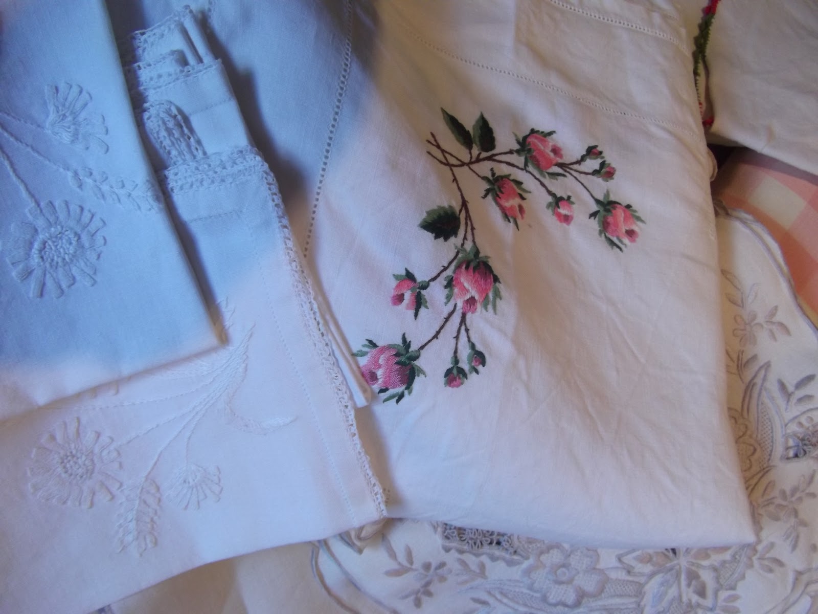 .: Vintage re-work- adorable embroidery- before and after