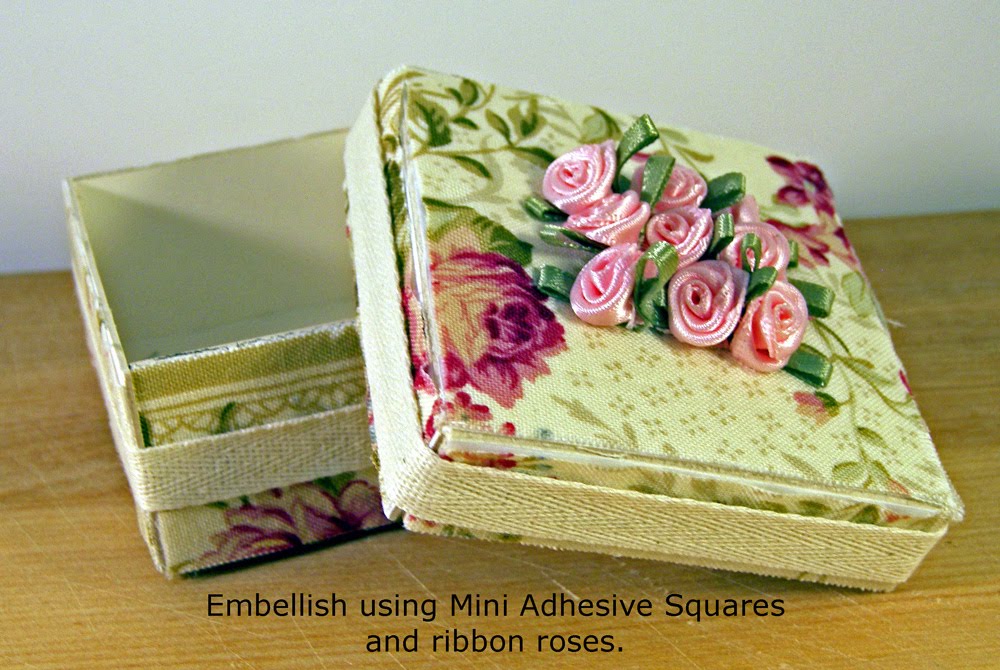 Fabric Gift Box! Glue Arts