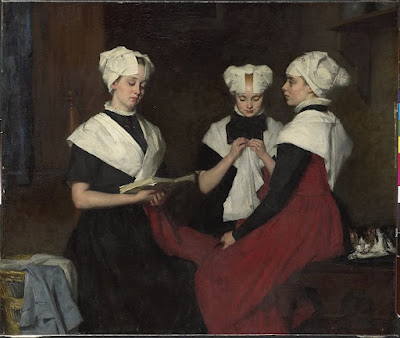 Three Girls from Amsterdam Orphanage (1885), Thérèse Schwartze Three Girls from Amsterdam Orphanage (1885), Thérèse Schwartze