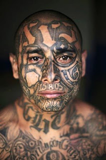 Gang Tattoos Especially Face Gangsta Tattoo Designs With Image Men With Face Gang Prison Tattoo Picture 1