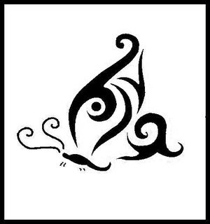 Tribal Butterfly Tattoo Design Picture 4