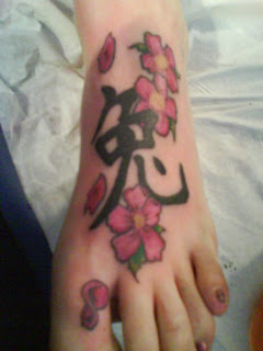 Female Japanese Tattoos With Image Japanese Cherry Blossom Tattoo Designs Especially Japanese Cherry Blossom Foot Tattoo 3