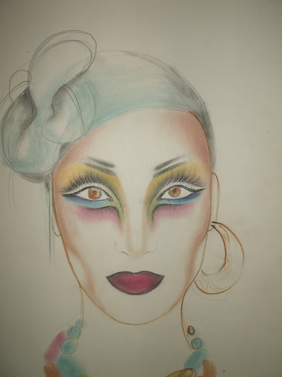 sketch-artistic make-up