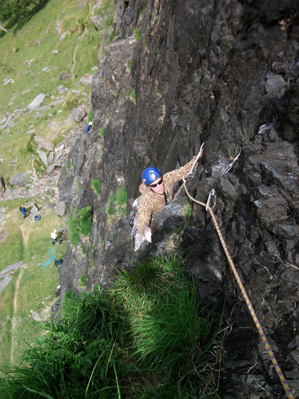Climbing, Mountaineering, Running & Cycling Craig Ddu, Llanberis Pass