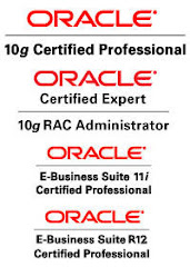 My Oracle Certifications