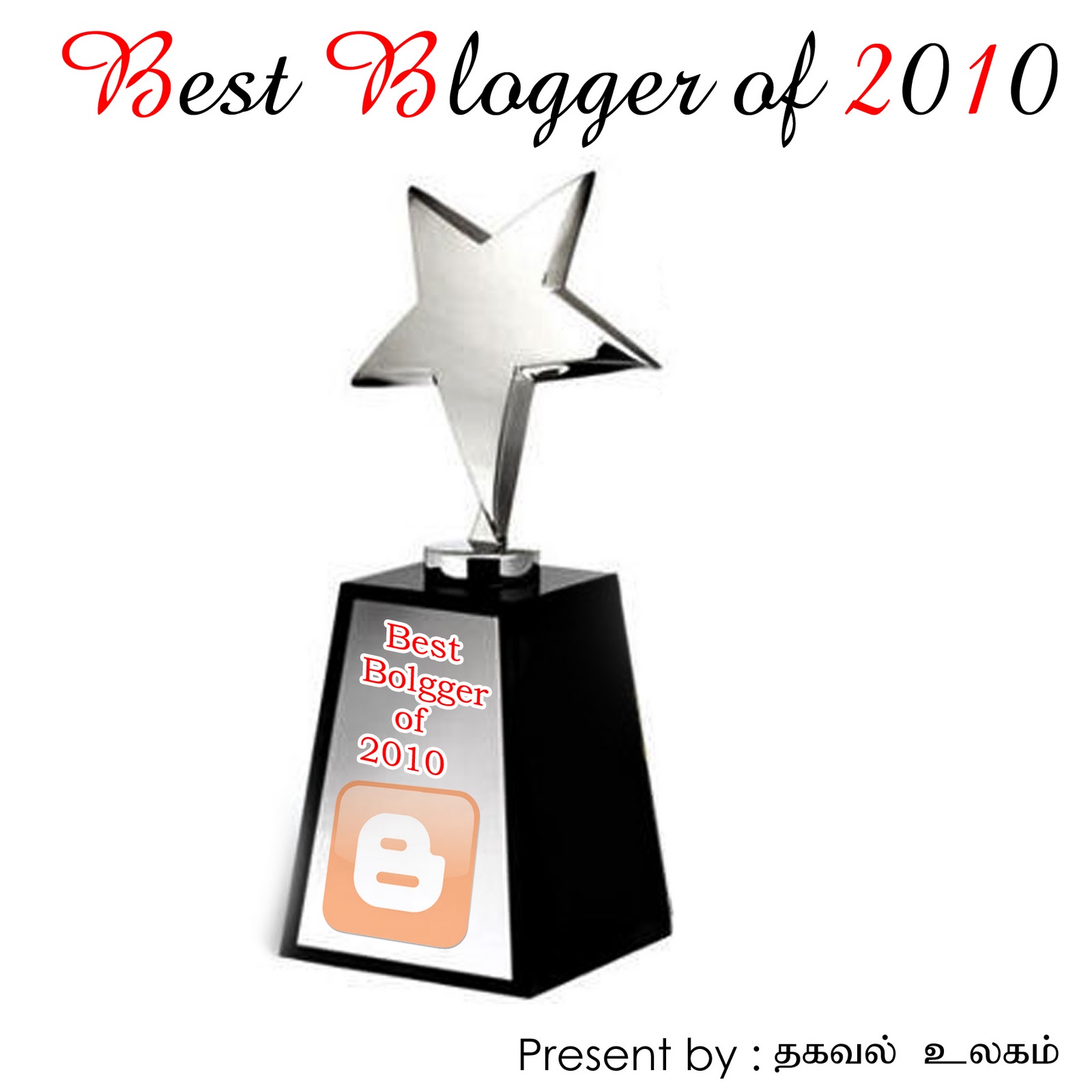 BEST BLOGGER OF 2010