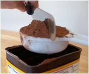 Pós, medidos em xícaras