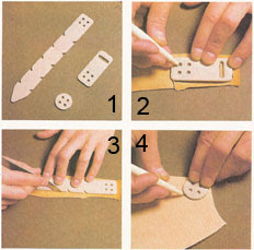 Fabricación de un cinturón artesanal de cuero : Artesanias de Cuero