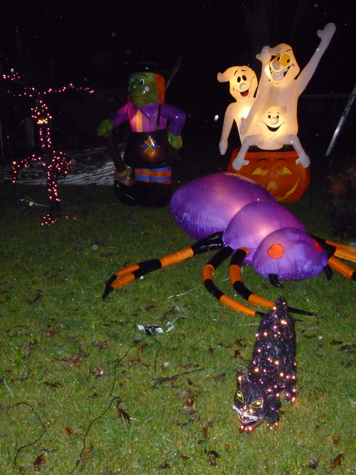 Nine is Fine Halloween Decor