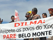 Indígenas protestam em Brasília contra Belo Monte!