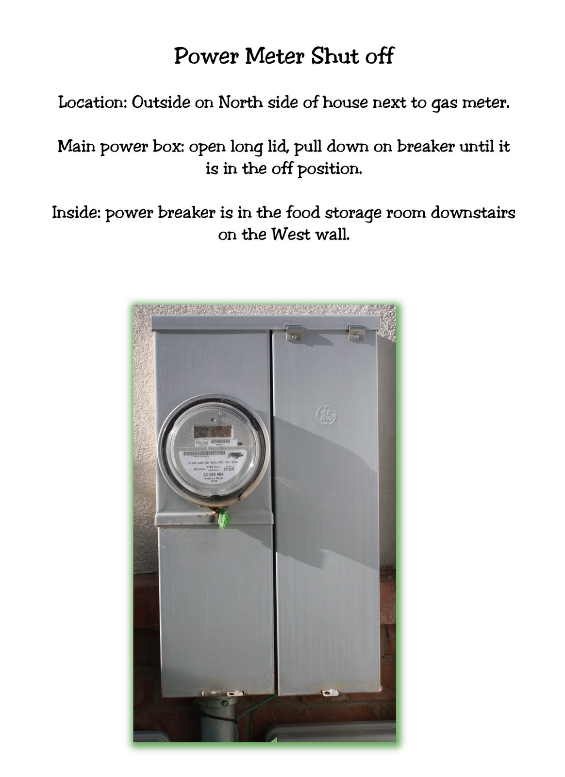 Fun with food storage, finances and more!: Gas, Water, and Power Shut Offs