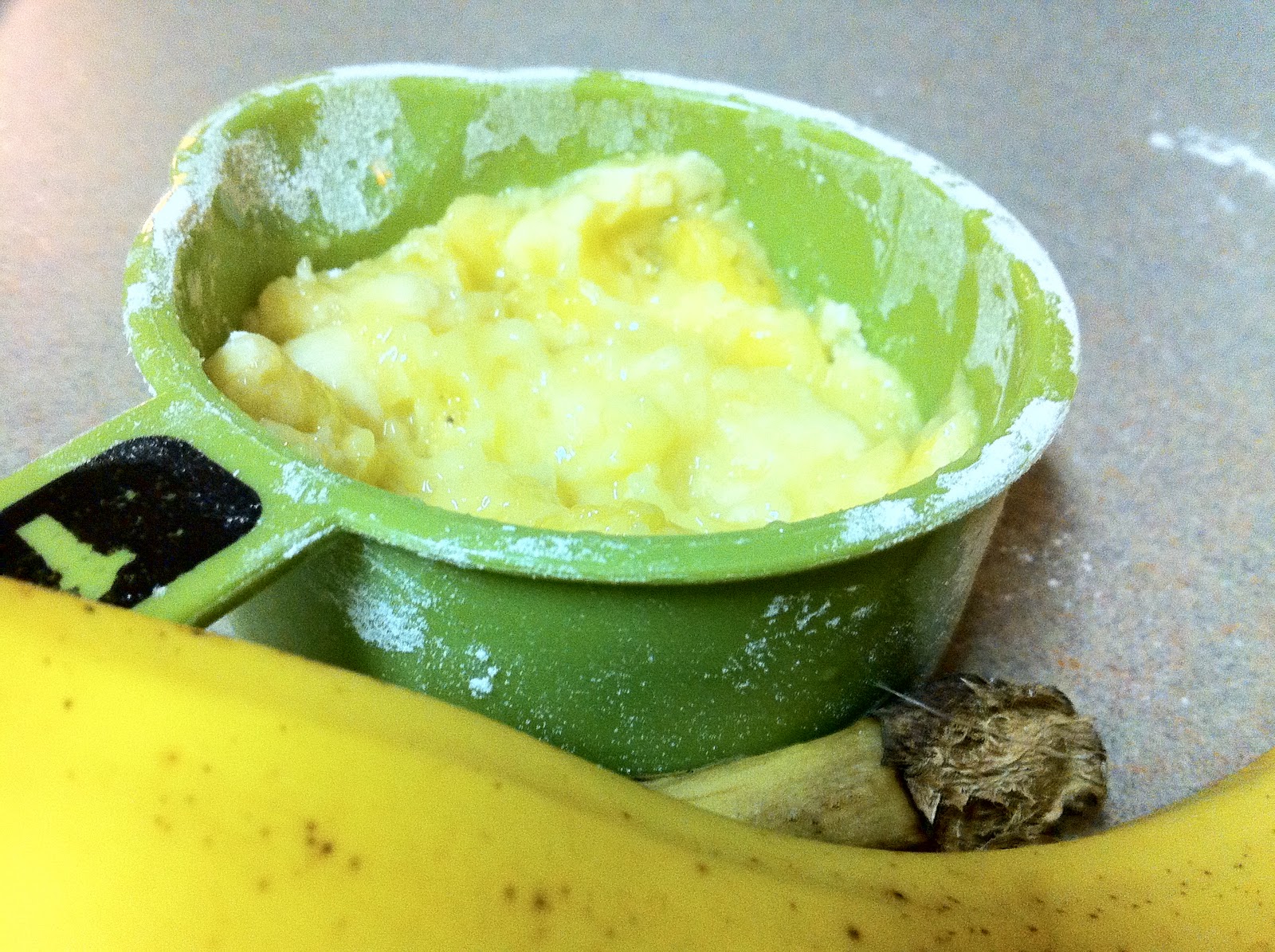 blowing up the oven peanutbutter, banana & honey cookies
