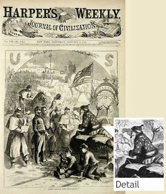 Thomas Nast draws Santa Claus for Harper's Weekly @ The Bloghorn