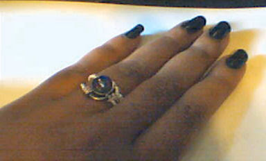 Steampunk Ring on my hand