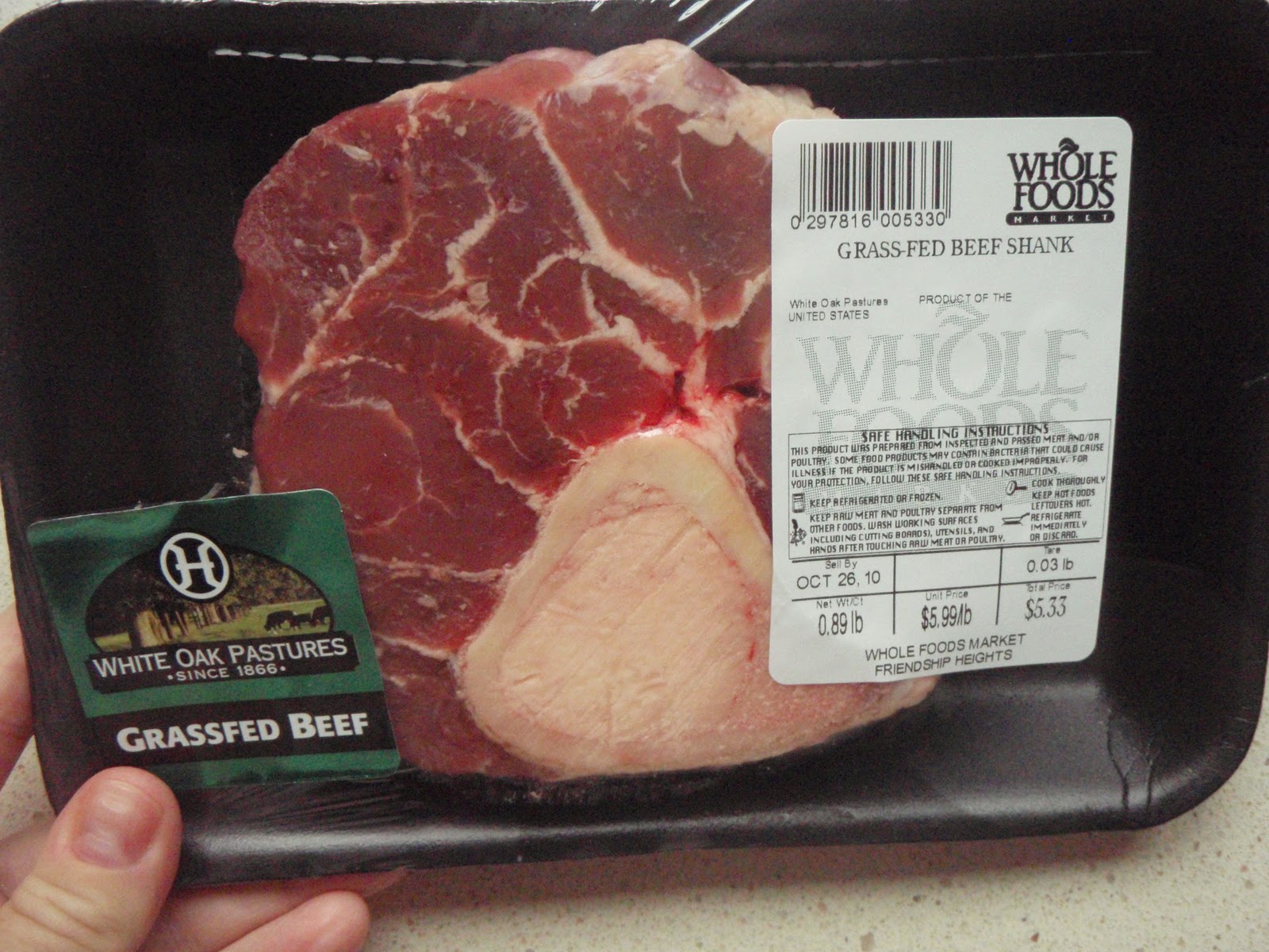 Beef Shank at Whole Foods Market