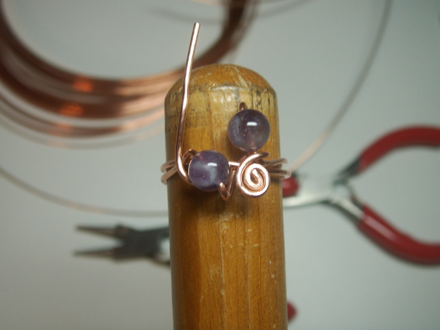 Karen Makes Stuff: Copper Ring Tutorial