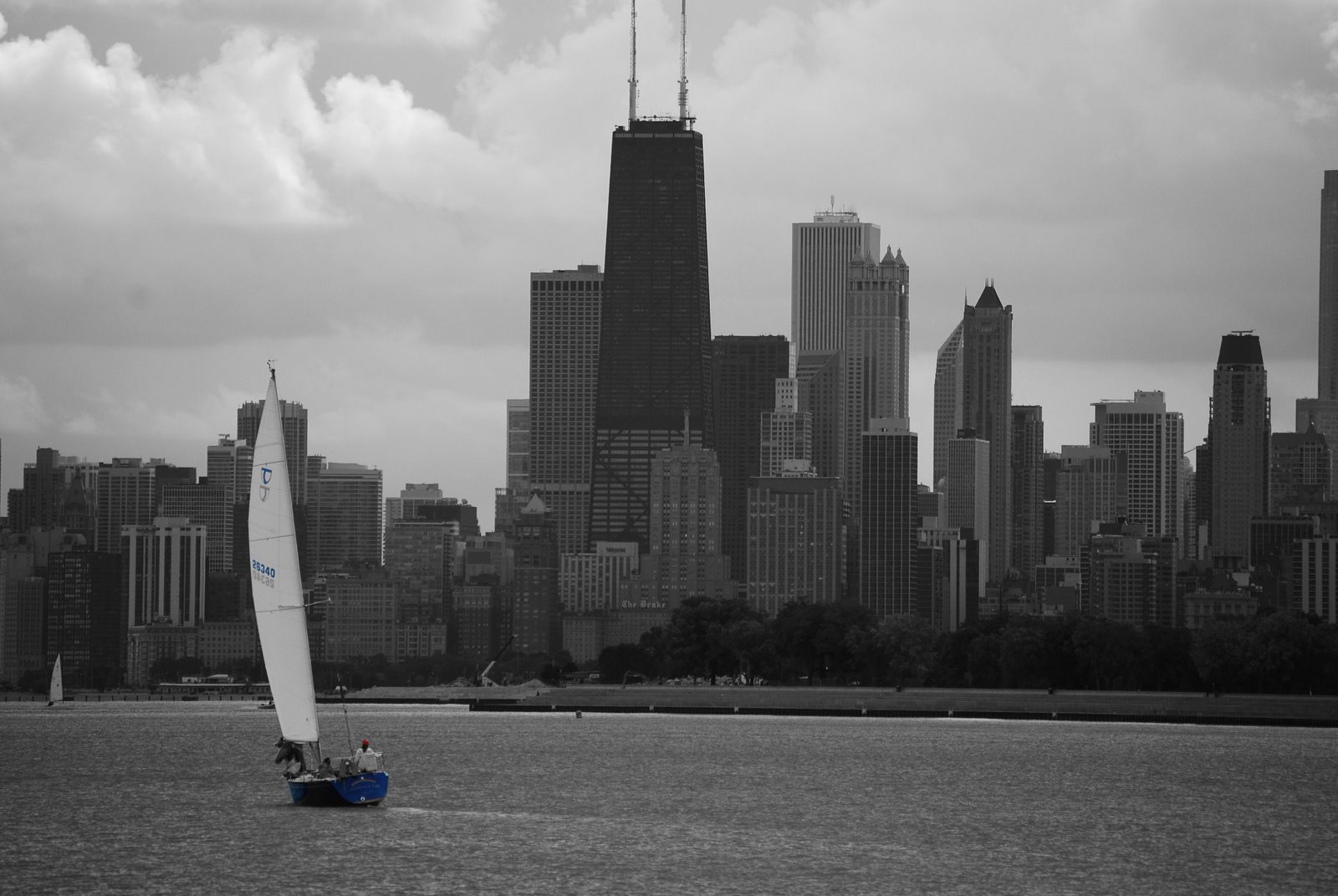 BLACK AND WHITE: SAILING THE BLUE