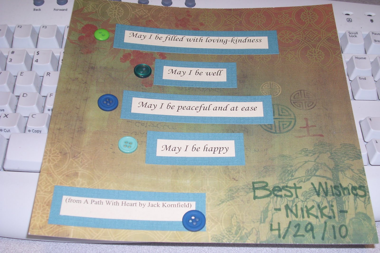 Nikki Rivs Retirement Scrapbook Page