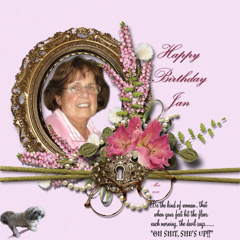 mats memories: Happy Birthday Jan!