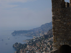 Monaco in the distance, from Castle