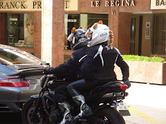 Cute Motor Cyclists in Monaco