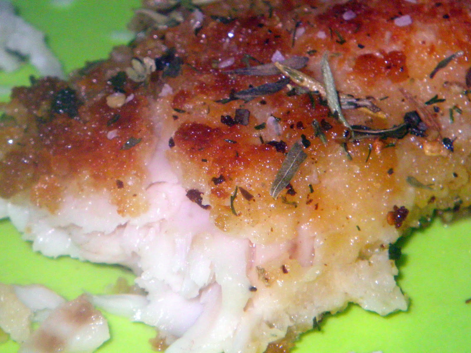 Year on the Grill Parmesan Crusted Tilapia 'cause everything tastes