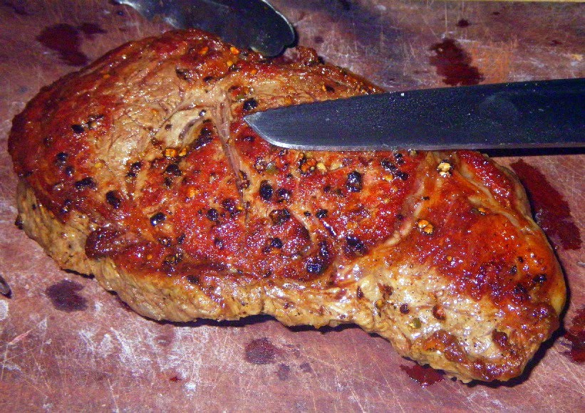 52 Ways to Cook Pan Seared RIB EYE STEAK with a Cognac Pan Sauce ala