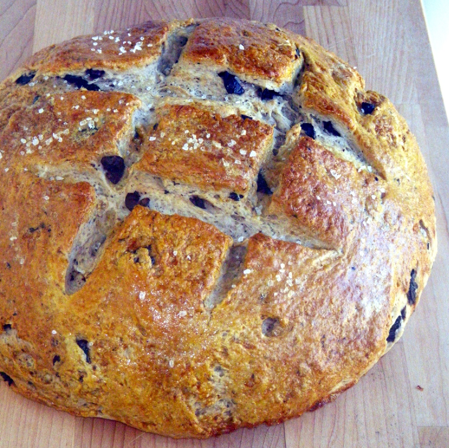 Year on the Grill Kalamata Olive Bread